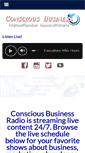 Mobile Screenshot of consciousbusinessradio.com